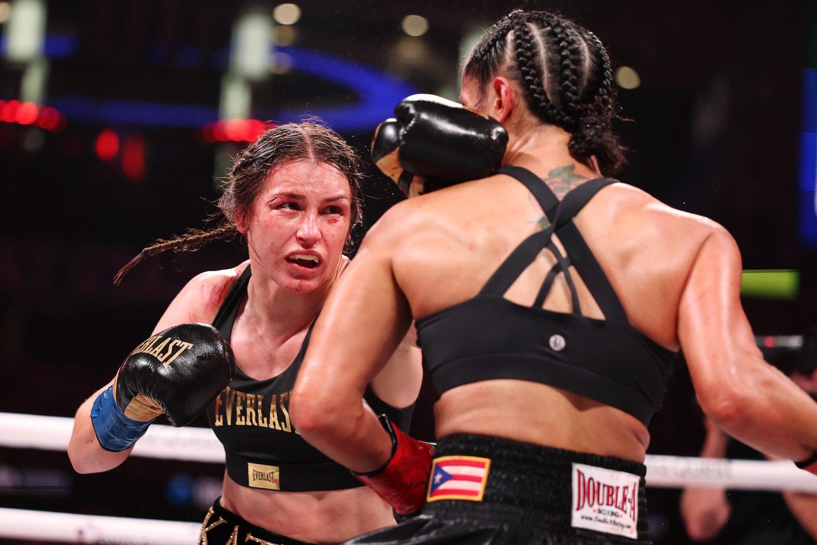 Claressa Shields says Katie Taylor was a deserved winner of her rematch with Amanda Serrano on Friday night.