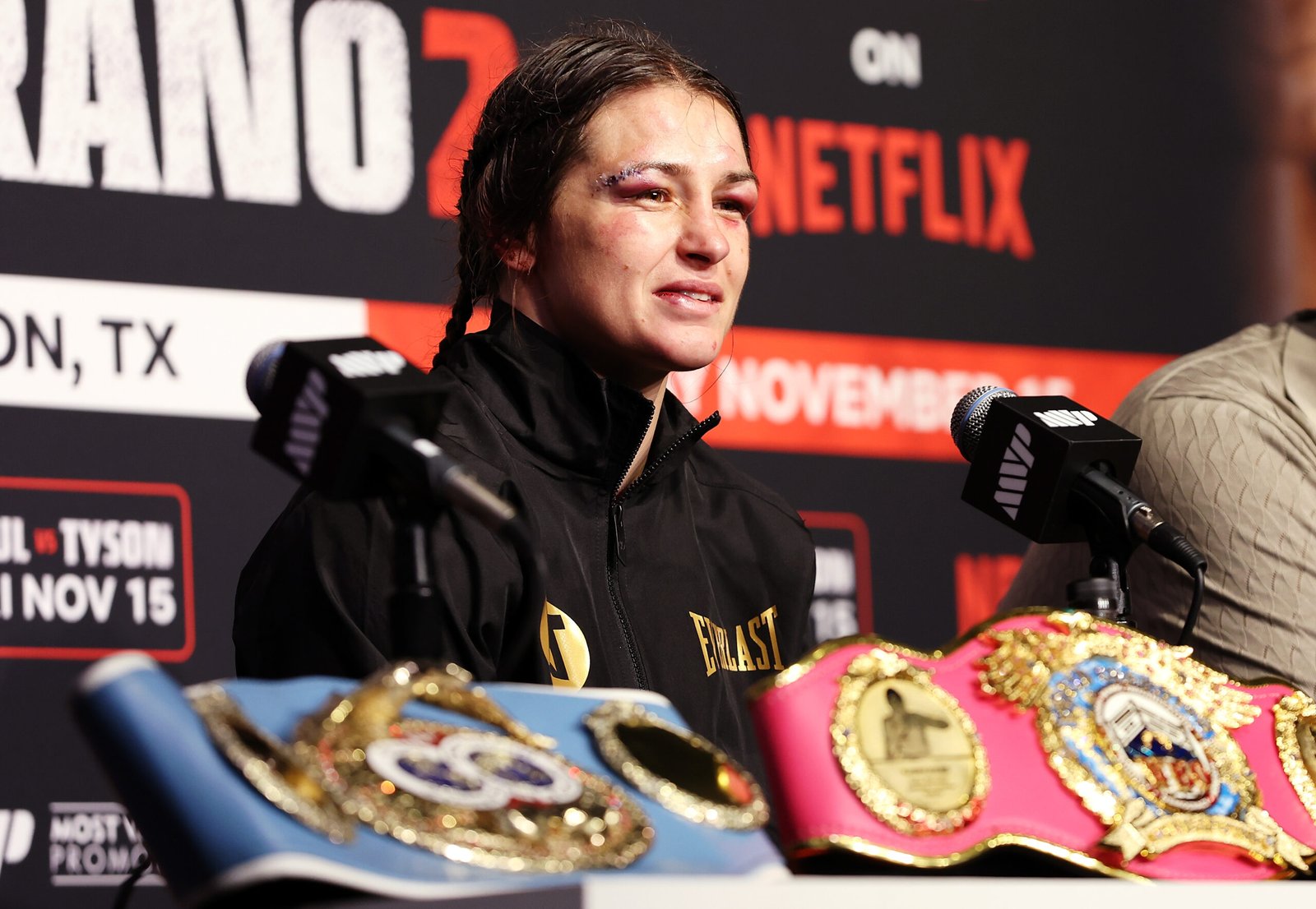 Katie Taylor says she 'couldn't care less' about Amanda Serrano or anyone else questioning her win in Texas.